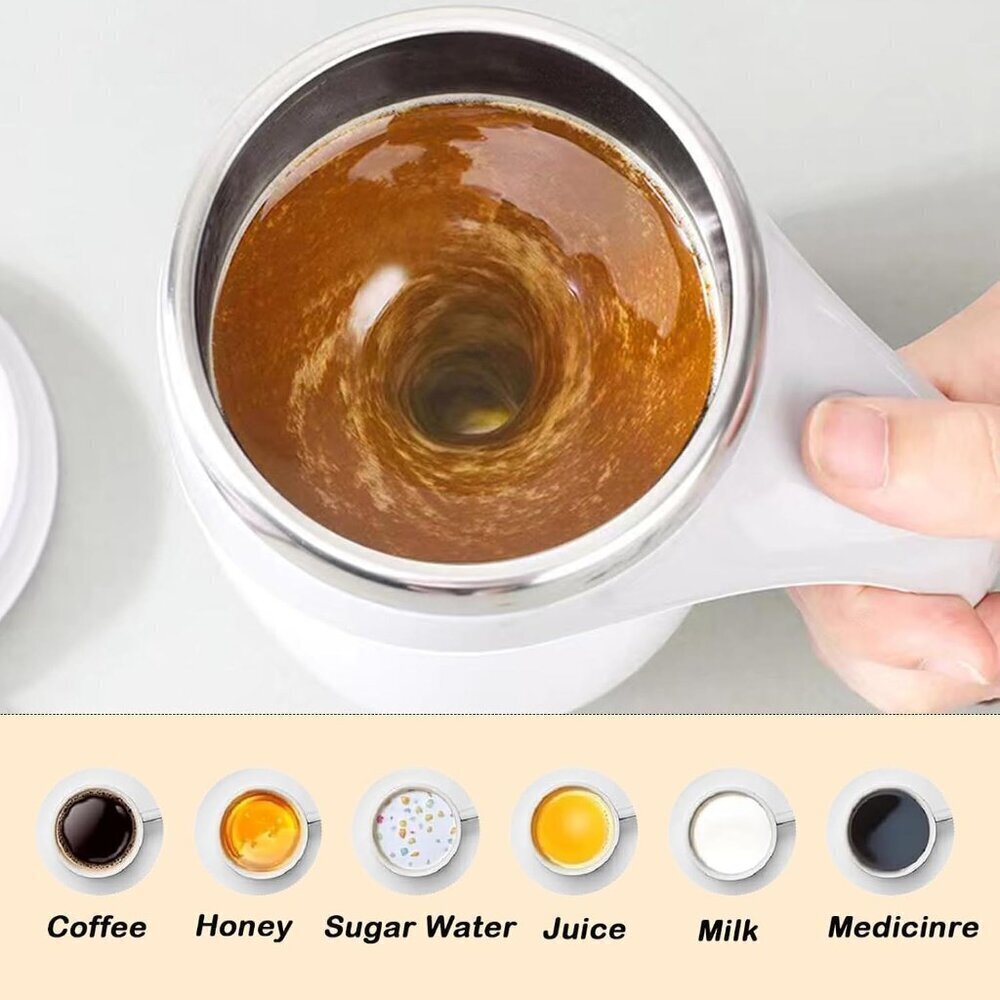 Automatic Magnetic Stirring Coffee Mug - Rechargeable - BRAND NEW - Picture 2 of 15